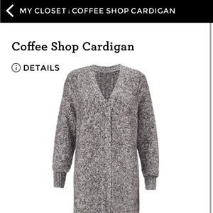Cabi Coffee Shop Cardigan